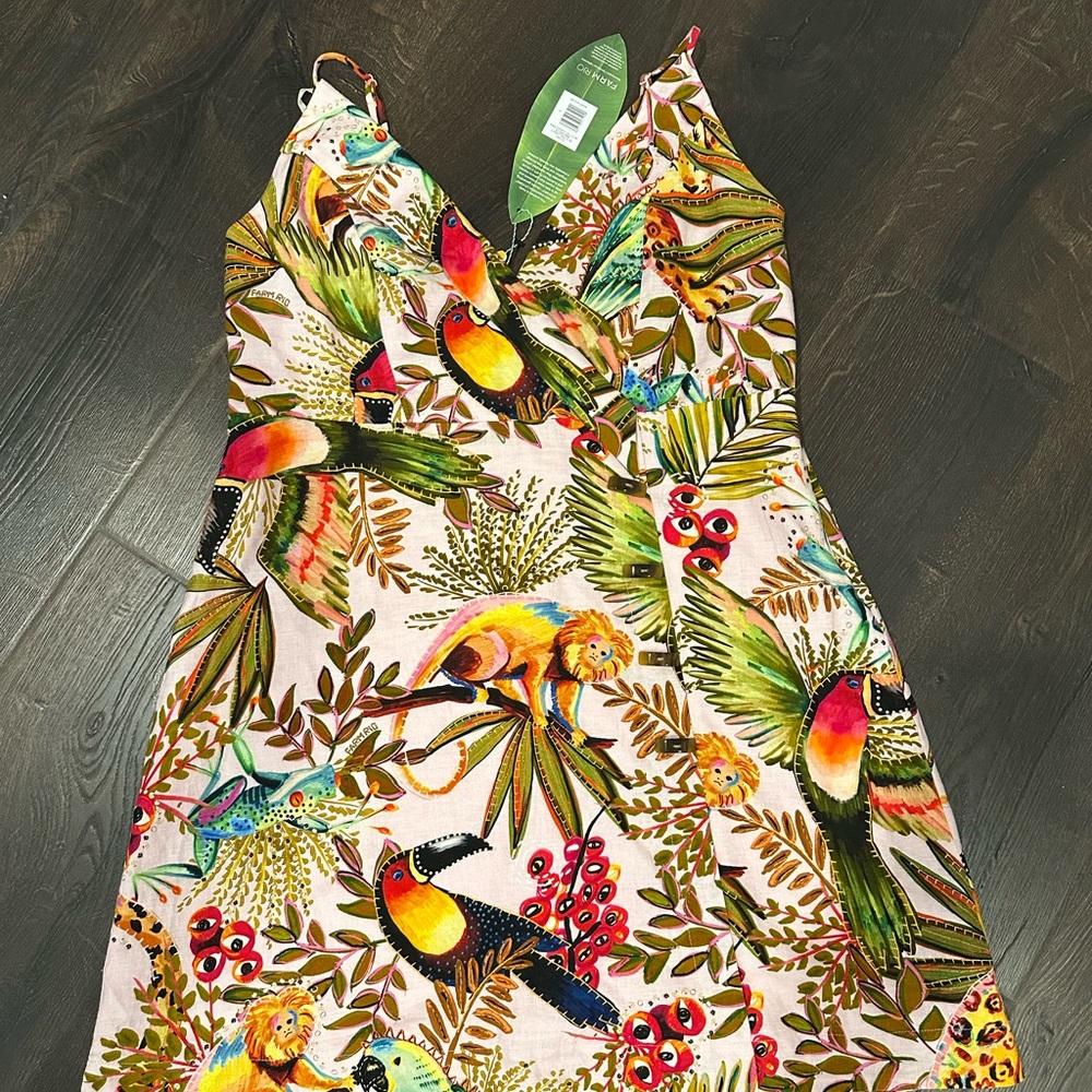 Into the Jungle Farm Rio Wrap Dress
